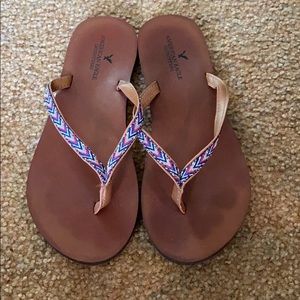 American Eagle Flip Flops size 8